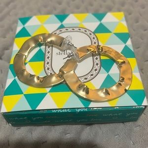 Stella and dot hoops